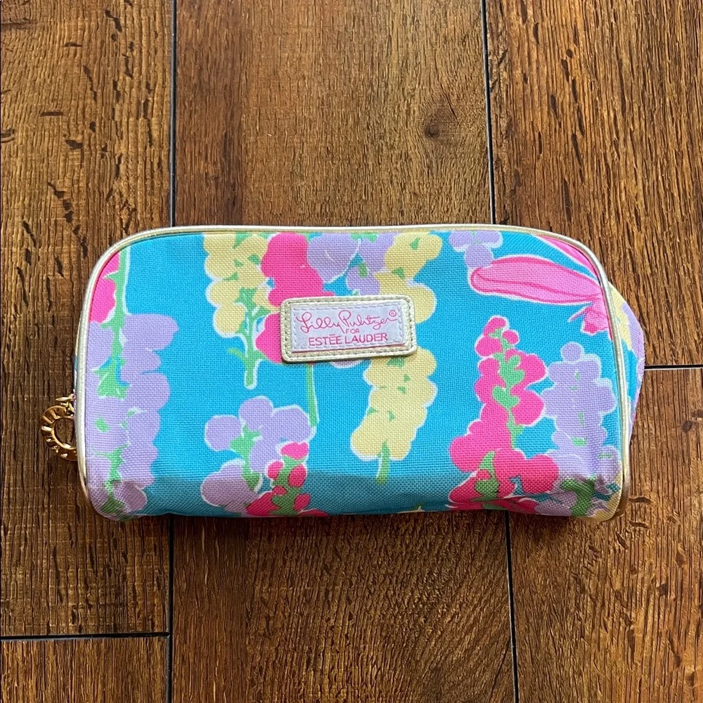 Lilly Pulitzer Vibrant Floral Cosmetic Pouch
